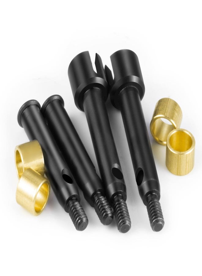 JGGZONE Hard Steel 1144 Front & Rear Axle Drive Shafts (+3mm Wide)/(+5mm Wide) CVD Driveshafts Upgrades Parts Accessories for 1/24 RC Crawler Car Losi Micro-B Buggy Replace (+3MM Wide) - Image 3